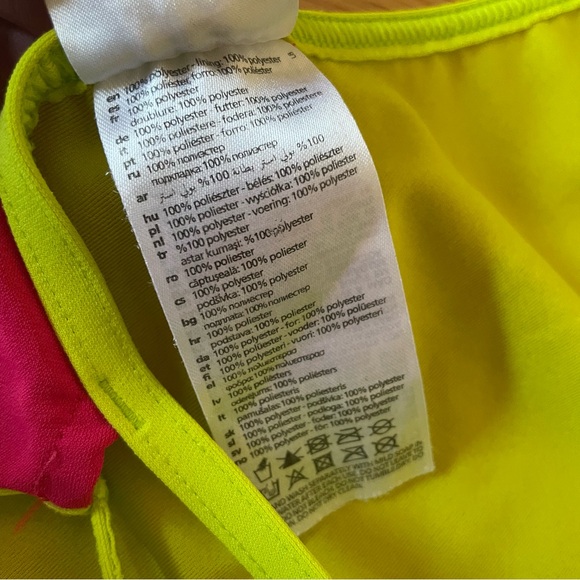 Arena maxlife one piece swimsuit - lace back - freak rose / soft green - 36 - Picture 7 of 9